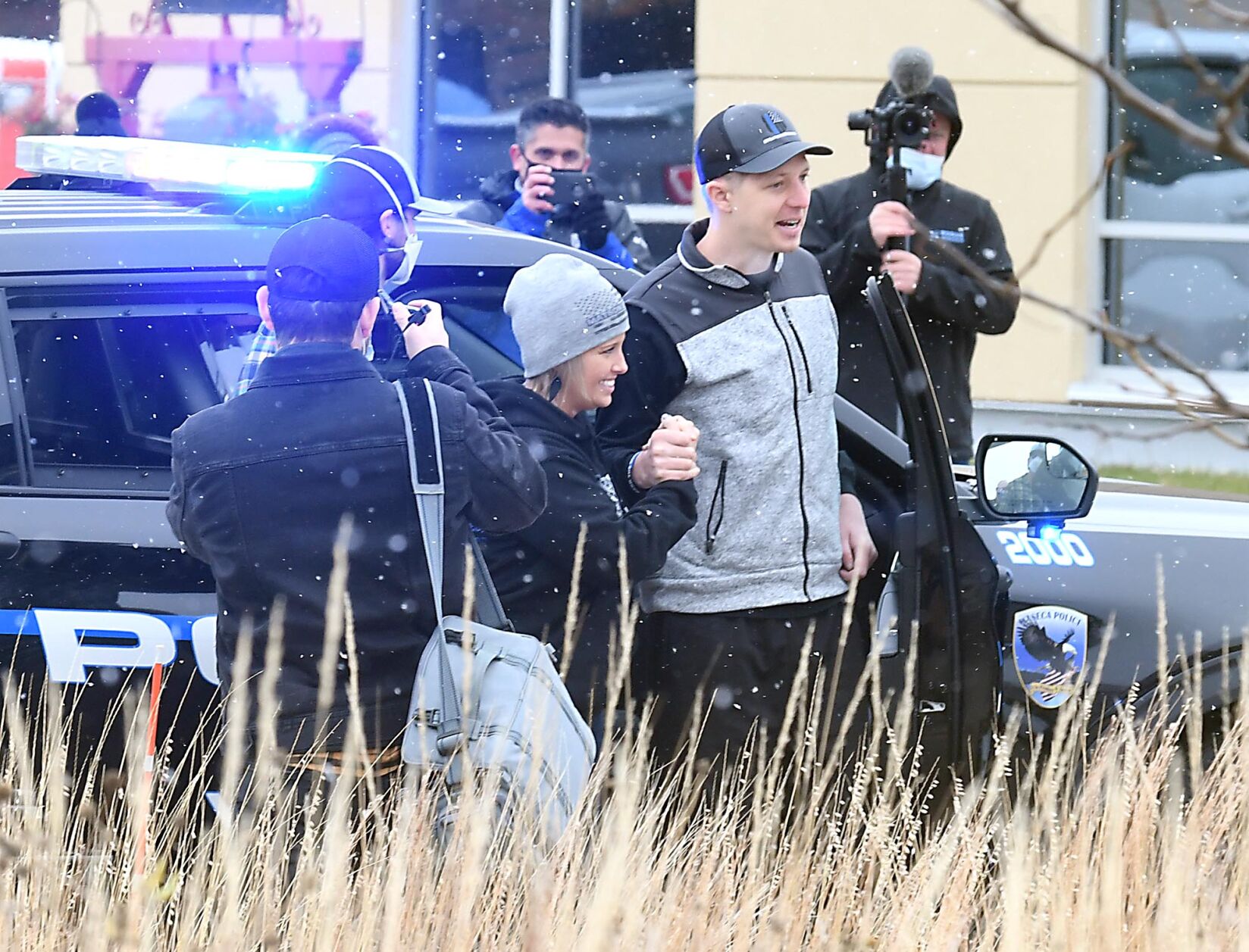 Waseca officer Arik Matson comes home